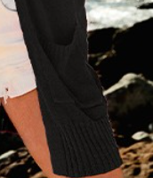 Gabrielle Sweater Cardi BLACK