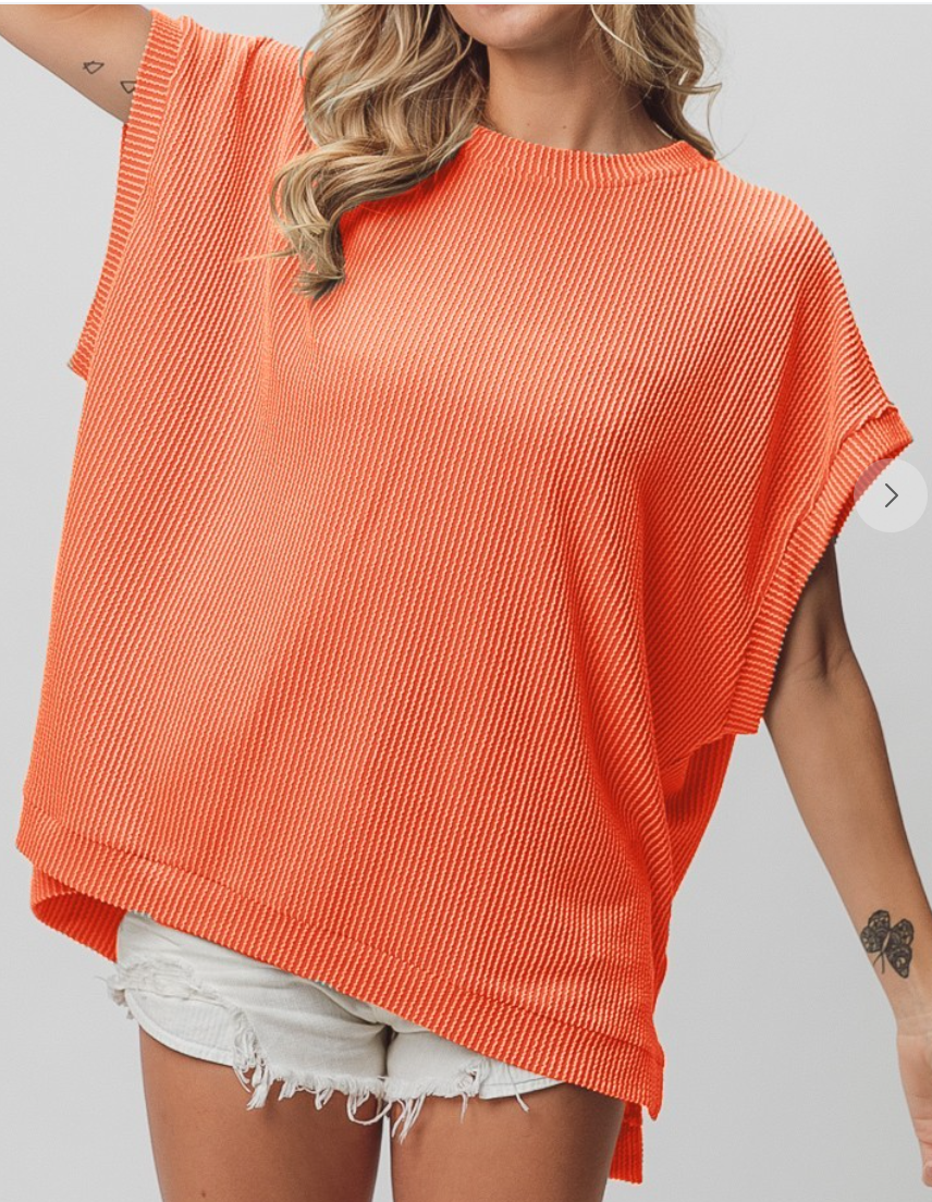 Carla Rib Dolman APRICOT