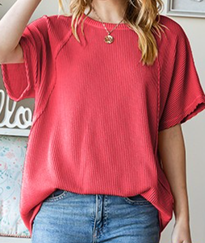 PS Dolman Urban Rib RED