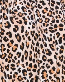 Banded Hem Animal Print TAUPE