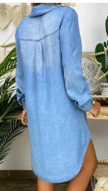 Susan Chic Shirt Dress DENIM