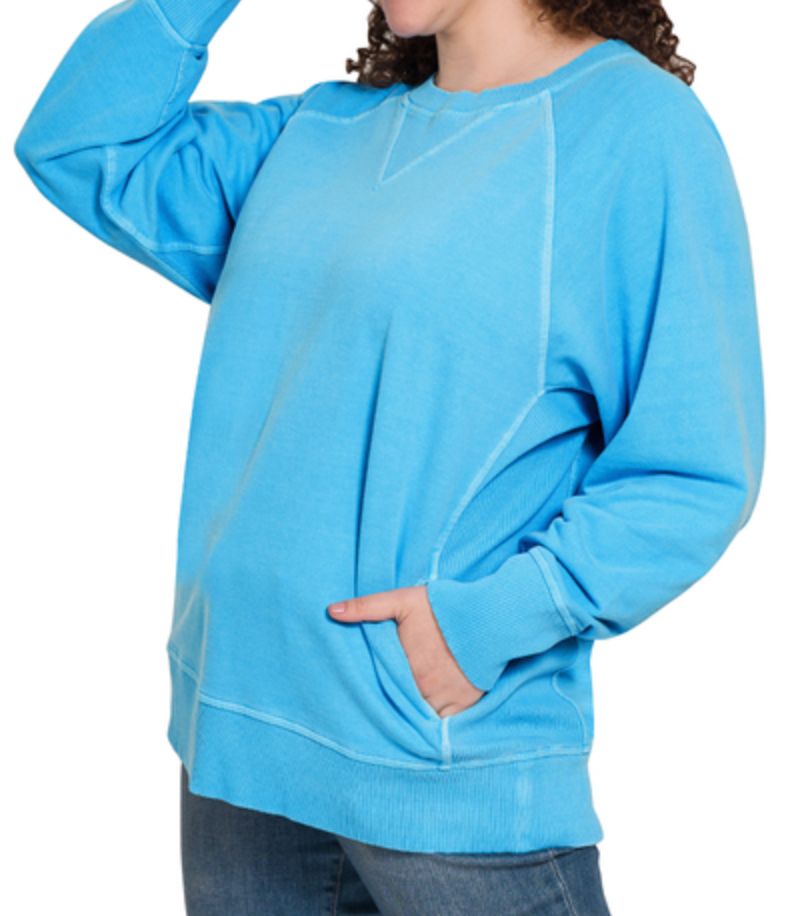 PS Fr Terry Pocket Sweatshirt SKY