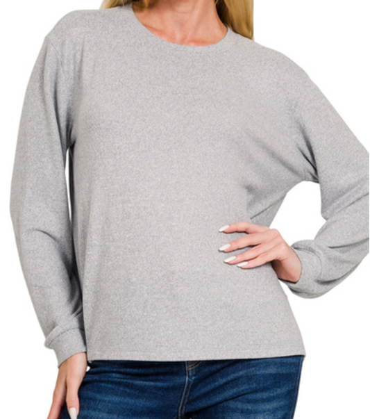 Melange Hacci Sweater GRAY