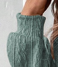 Textured Knit Cardi MOSS