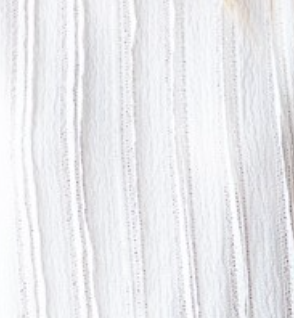 Vertical Textured Cap Sleeve WHITE