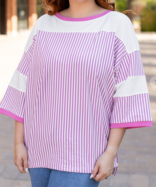 PS Vertical Stripe PINK