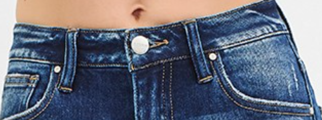RISEN HR Distressed Shorts 5"