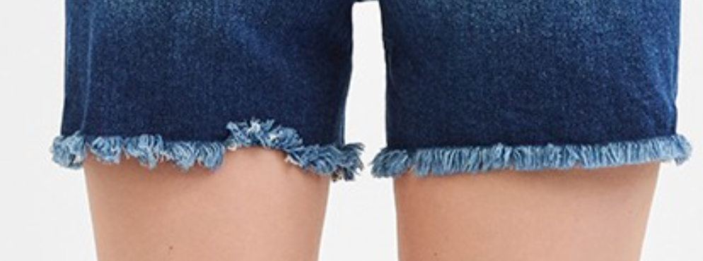 RISEN HR Distressed Shorts 5"