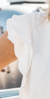 Wendy Ruffled Sleeve IVORY