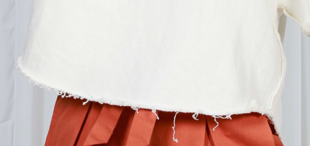 Vintage Raw Cut Detail IVORY