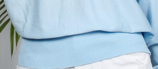 V~neck LightWeight Sweater ICE BLUE