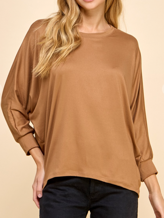 3/4 Luxe Dolman CAMEL