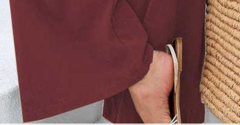 Wide Leg Pocketed Jumper WINE