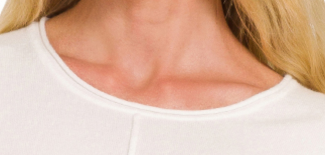 Viscose Front Seam Sweater IVORY