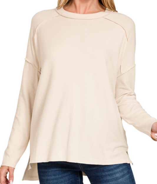 Melange Hacci Hi-Low BEIGE