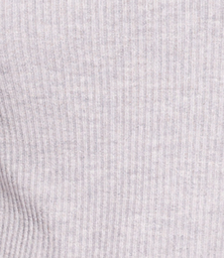 Ribbed Hoodie Pullover GRAY