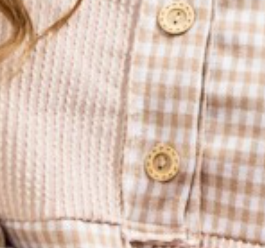 Checkmate Mixed Media Pullover TAUPE