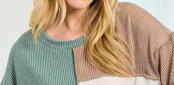 Fall For You Color Block MOSS