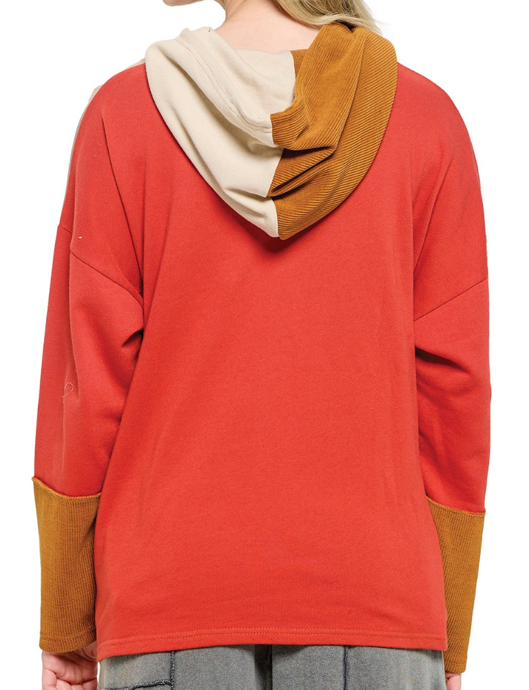 Boho Patchwork Hoodie SIENNA