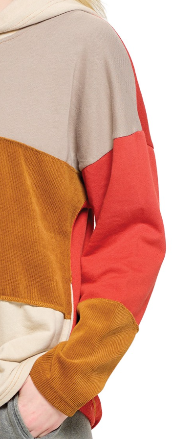 Boho Patchwork Hoodie SIENNA