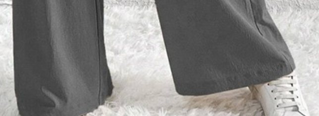 Cross Waist Pleated Wide Leg Pants SLATE