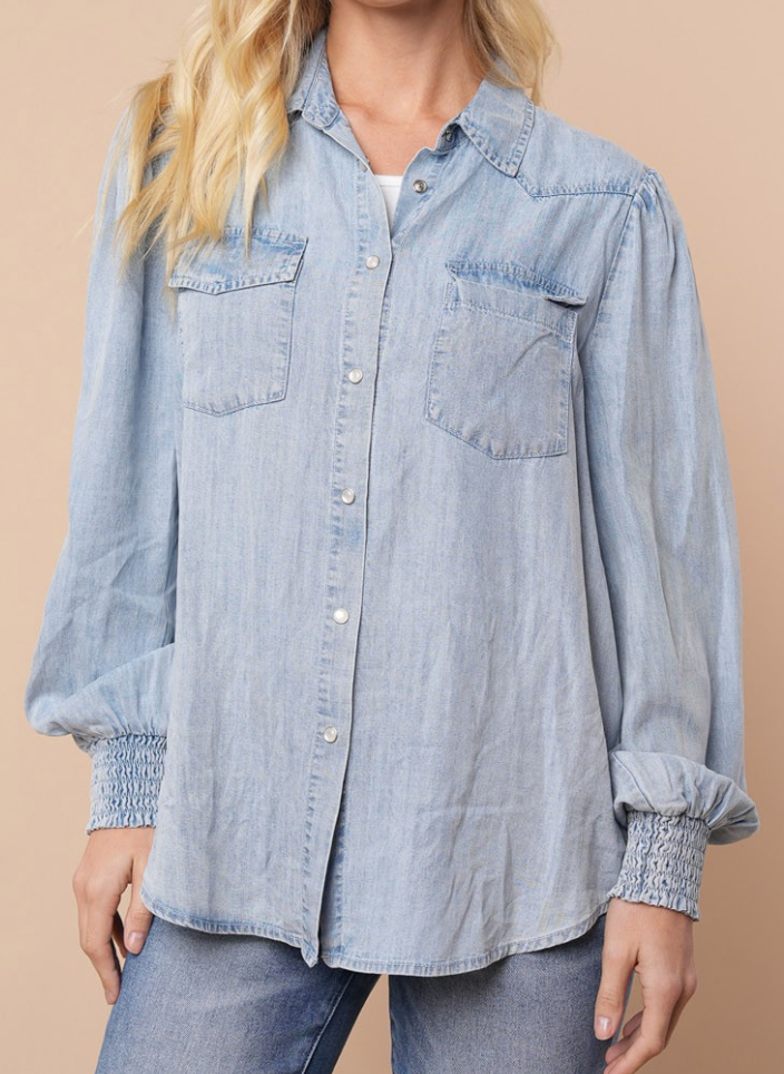 Classic Tencel Chambray BLUE