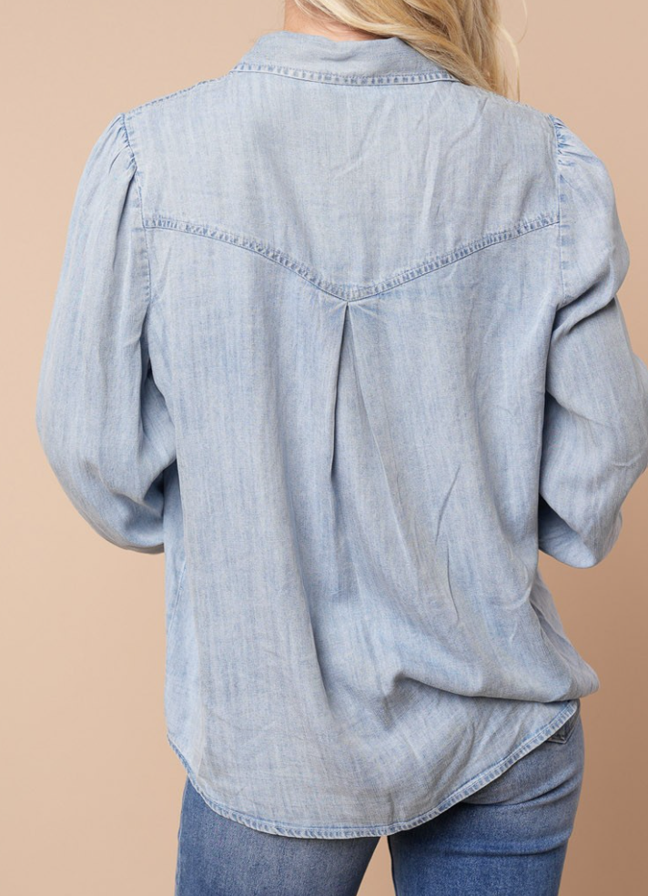 Classic Tencel Chambray BLUE