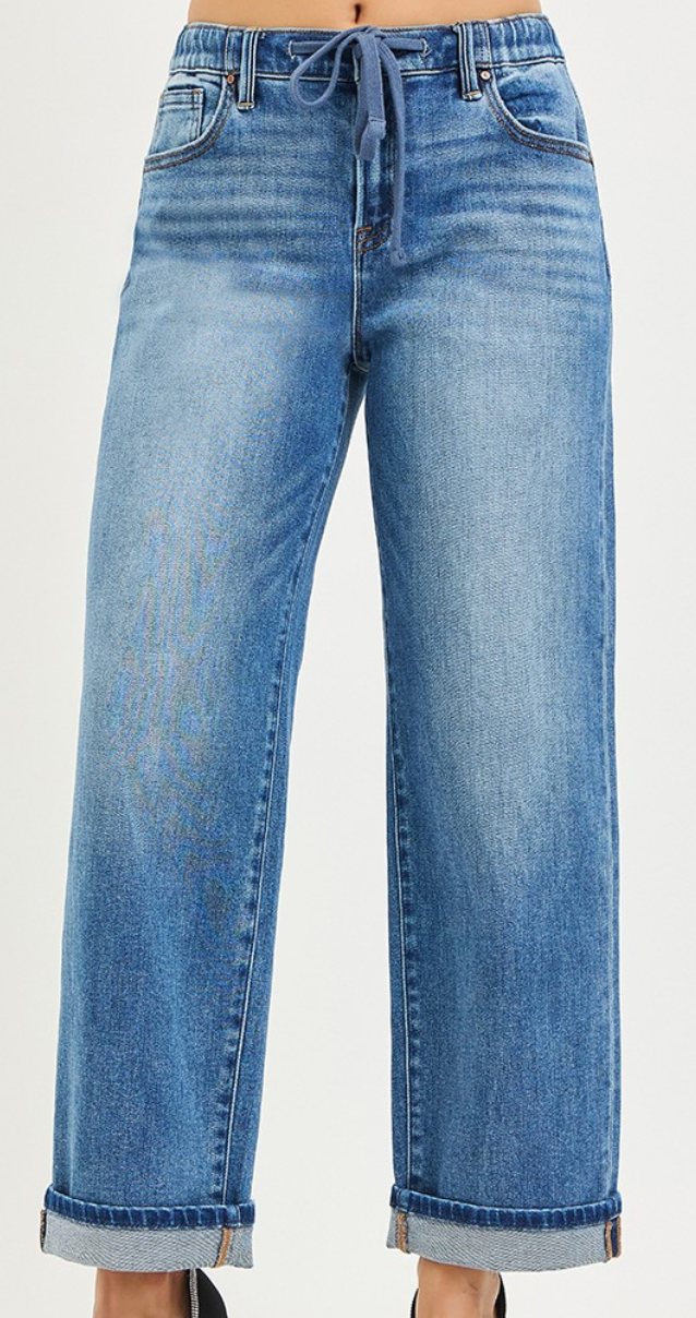 RISEN Elastic Band Boyfriend Cuff 28"/30"