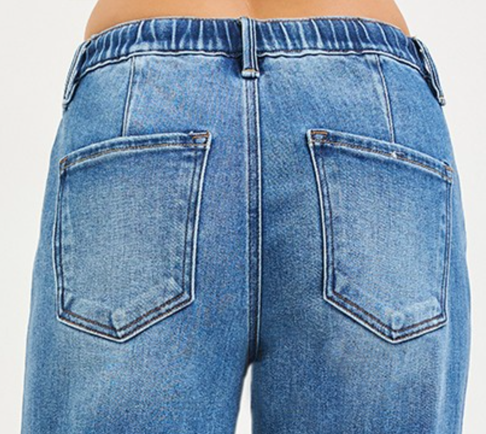 RISEN Elastic Band Boyfriend Cuff 28"/30"