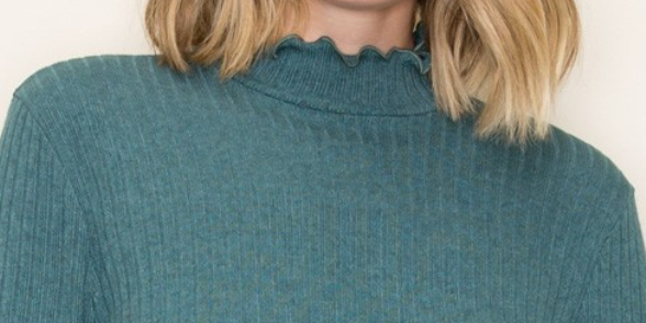 Merrowed Hemmed Rib JADE