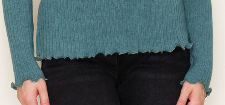 Merrowed Hemmed Rib JADE