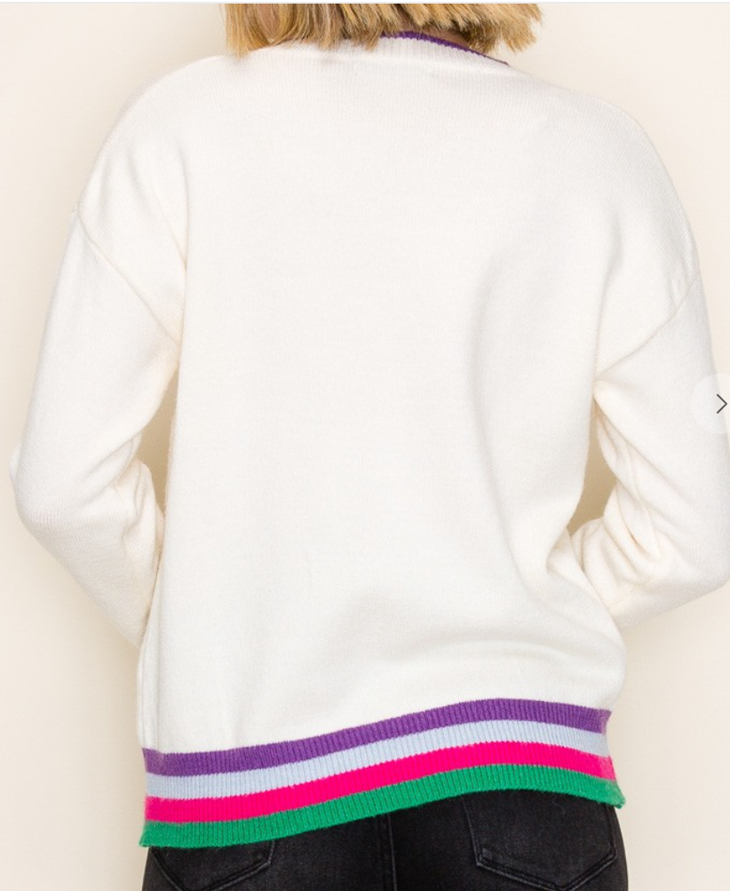 Sequin Tis The Season Sweater