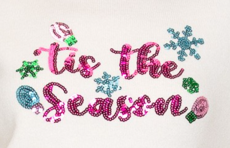 Sequin Tis The Season Sweater