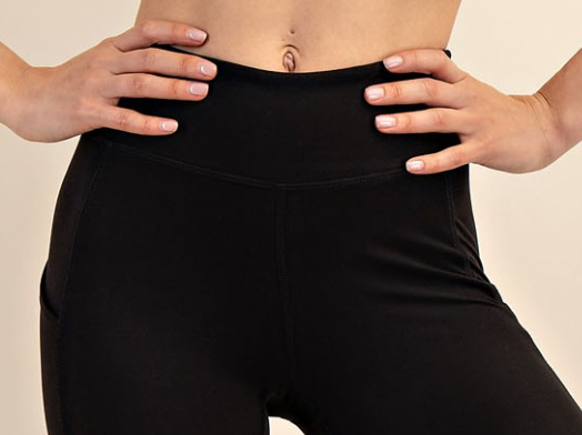 Butter Soft Legging W/ Pockets BLACK