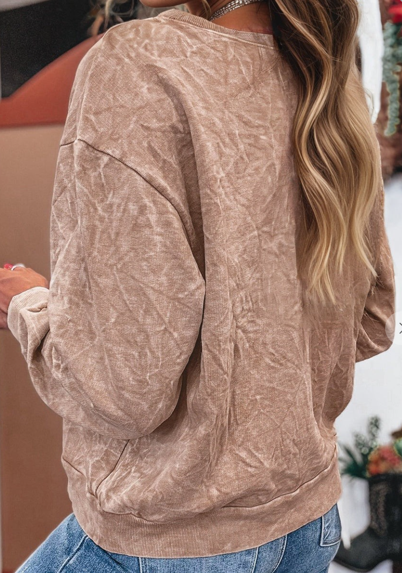 Saved By Grace Mineral Sweatshirt COCOA