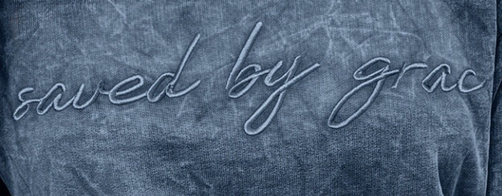 Saved By Grace Mineral Sweatshirt NAVY