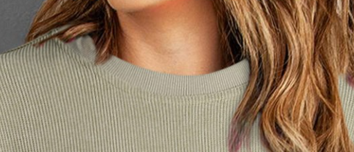 Sequin Corded Sweatshirt SAGE