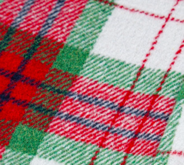 CHRISTmas Plaid Flannel Shacket RED