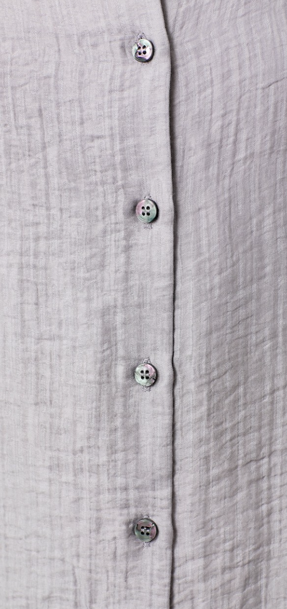 Double Cloth Button Down Shirt LILAC PURPLE