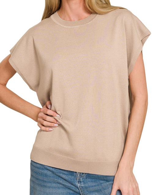 The Refined Essential Sweater MOCHA