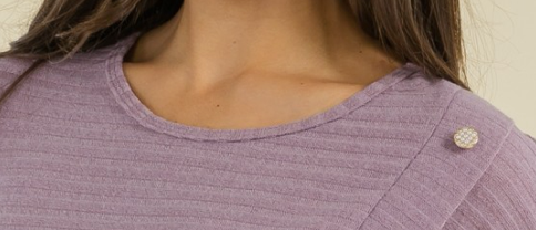 Pearl Dolman Detail Sweater LILAC