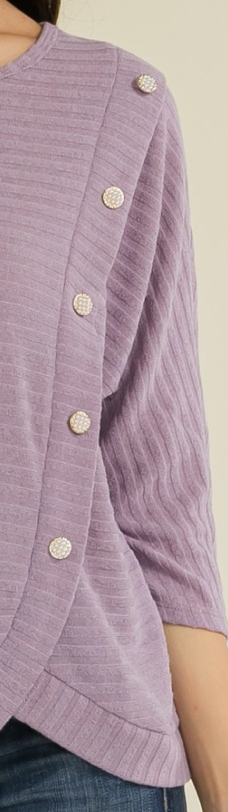 Pearl Dolman Detail Sweater LILAC