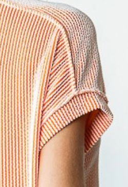 Maggie Ribbed W/ Buttons SUNKIST