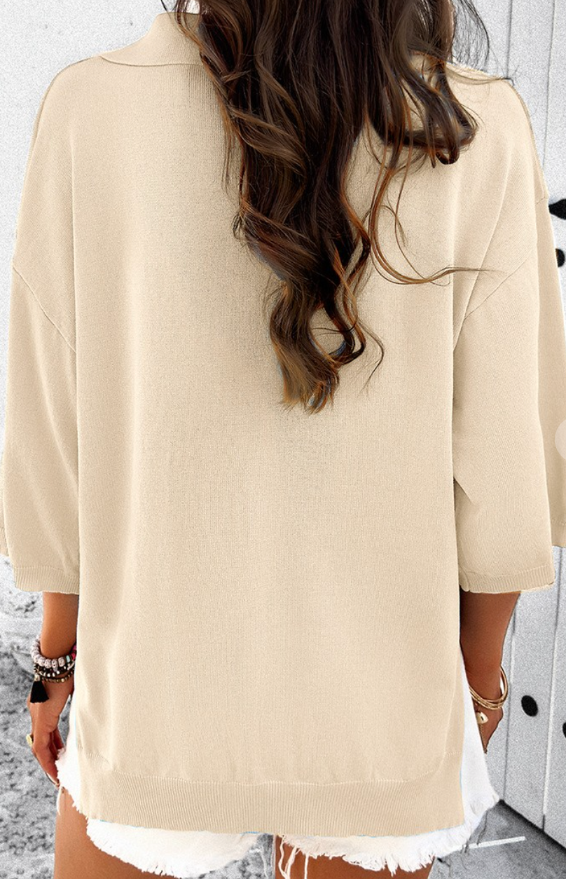 Bree Classic Sweater BEIGE