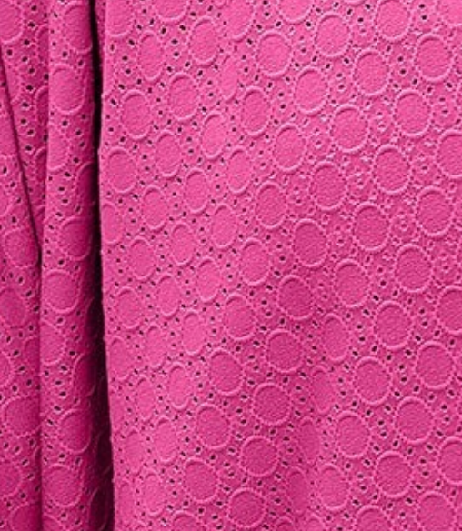 Knit 1/2 Sleeve Cardi HOT PINK