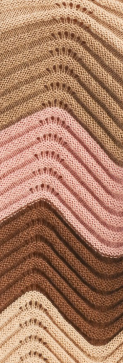Wave Color Block Sweater NEAPOLITAN
