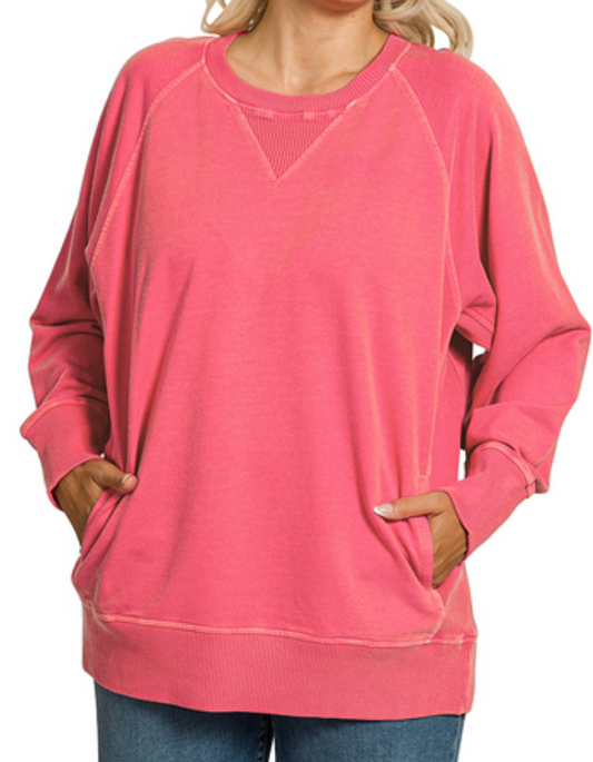 PS Fr Terry Pocket Sweatshirt RED