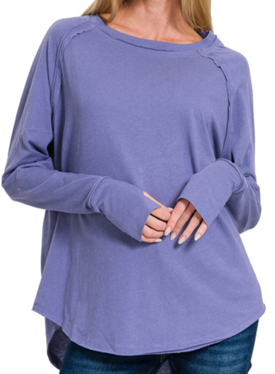 Raglan Sleeve Thumbhole MARLIN