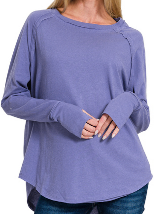 Raglan Sleeve Thumbhole MARLIN