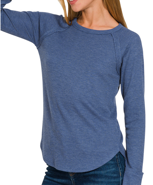 Baby Waffle Raglan MARLIN